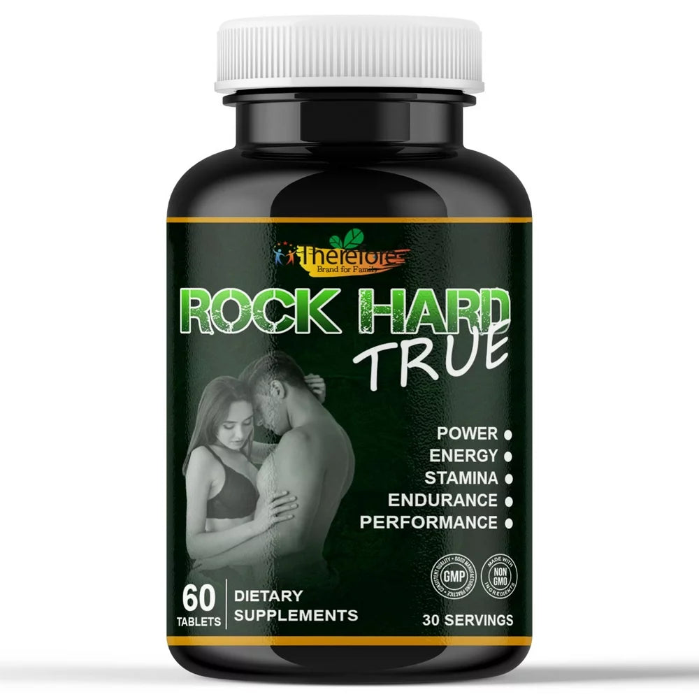 RH True Energy Booster Vitamin Supplements for Men, Support Energy Strength 60 Tablets by Therefore