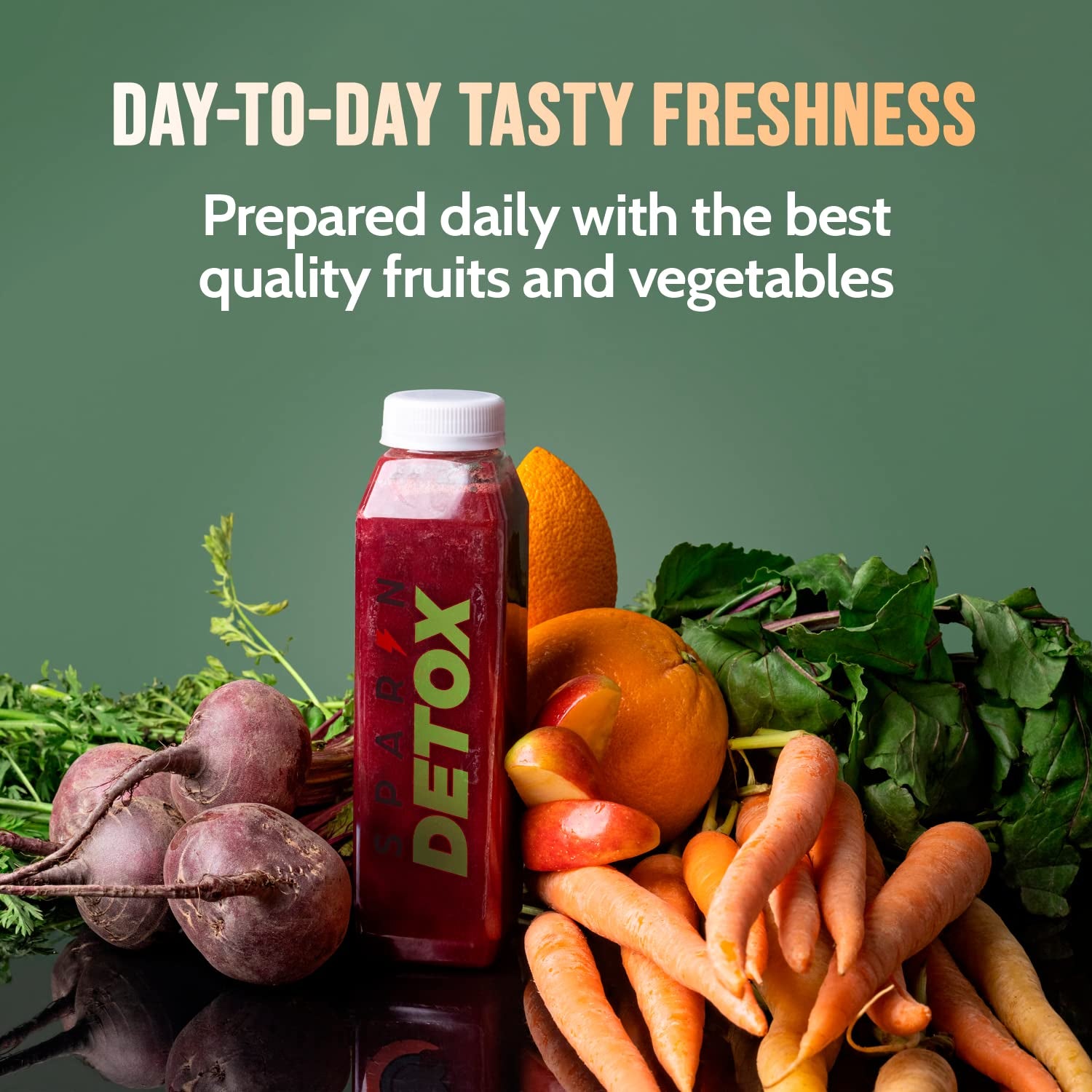 2-DAY Juice Cleanse | 12 Natural Fruit and Vegetable Juice Bottles | Best Juice to Cleanse Your System | Healthy Cleanse & Detox Program | No Gluten + 5 Immunity Shots + 5 Rage Shots by SPARN DETOX