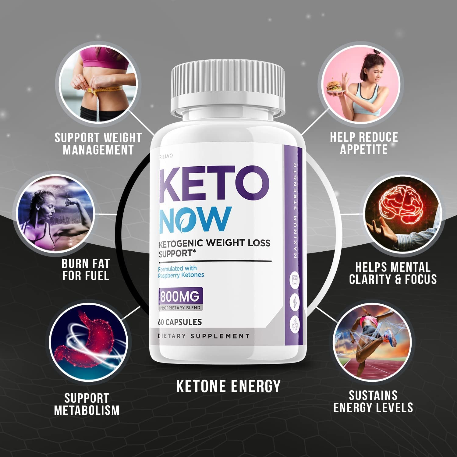 (2 Pack) Keto Now Pills Advanced Ketogenic Supplement (120 Capsules)