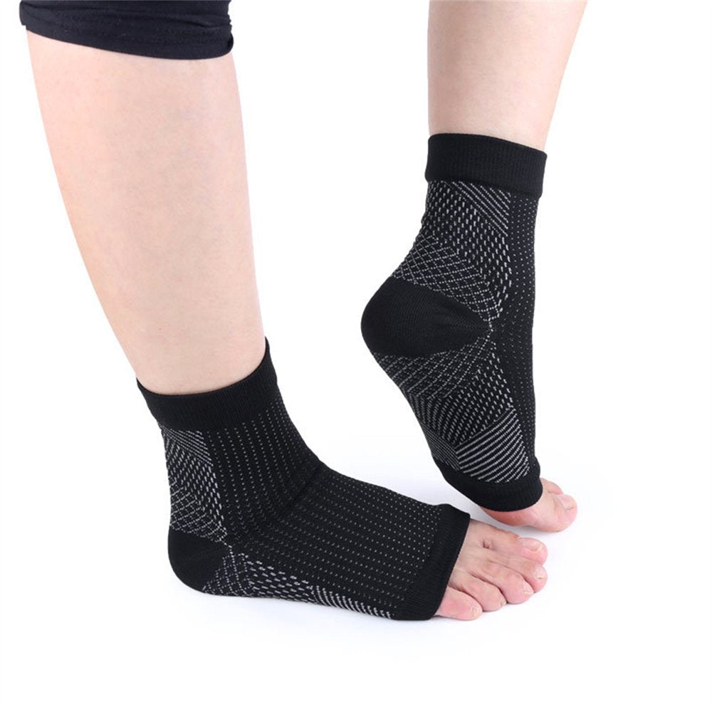 3 Pairs Neuropathy Socks for Men Women, Soothe Compression Socks for Plantar Fasciitis Swelling Relief