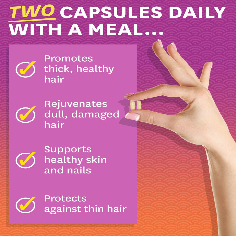 Zenwise Hair Growth Vitamins 120 Vegetable Capsules