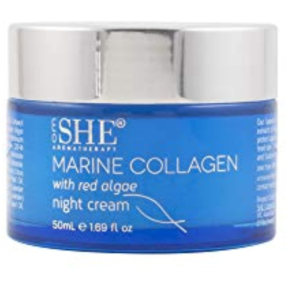 Om SHE Aromatherapy Marine Collagen with Red Algae Night Cream