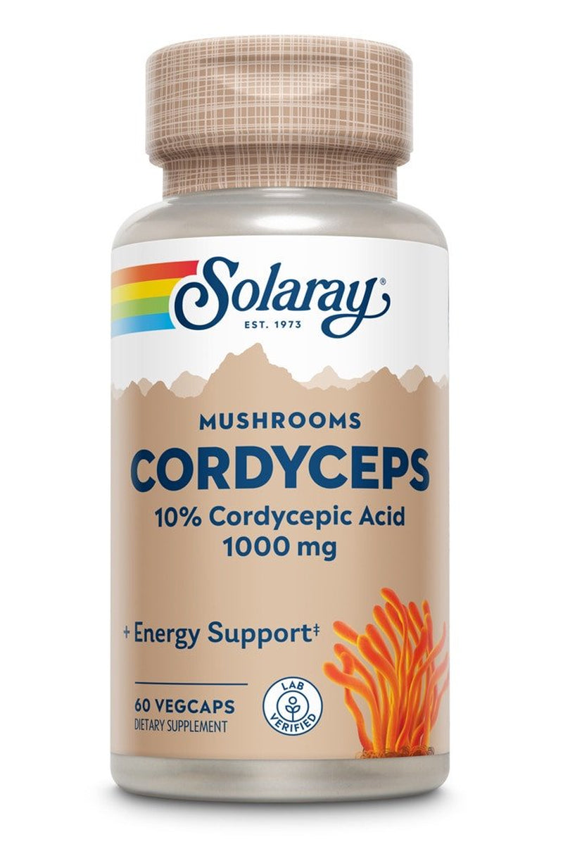 Solaray Cordyceps Extract -- 500 Mg - 60 Capsules