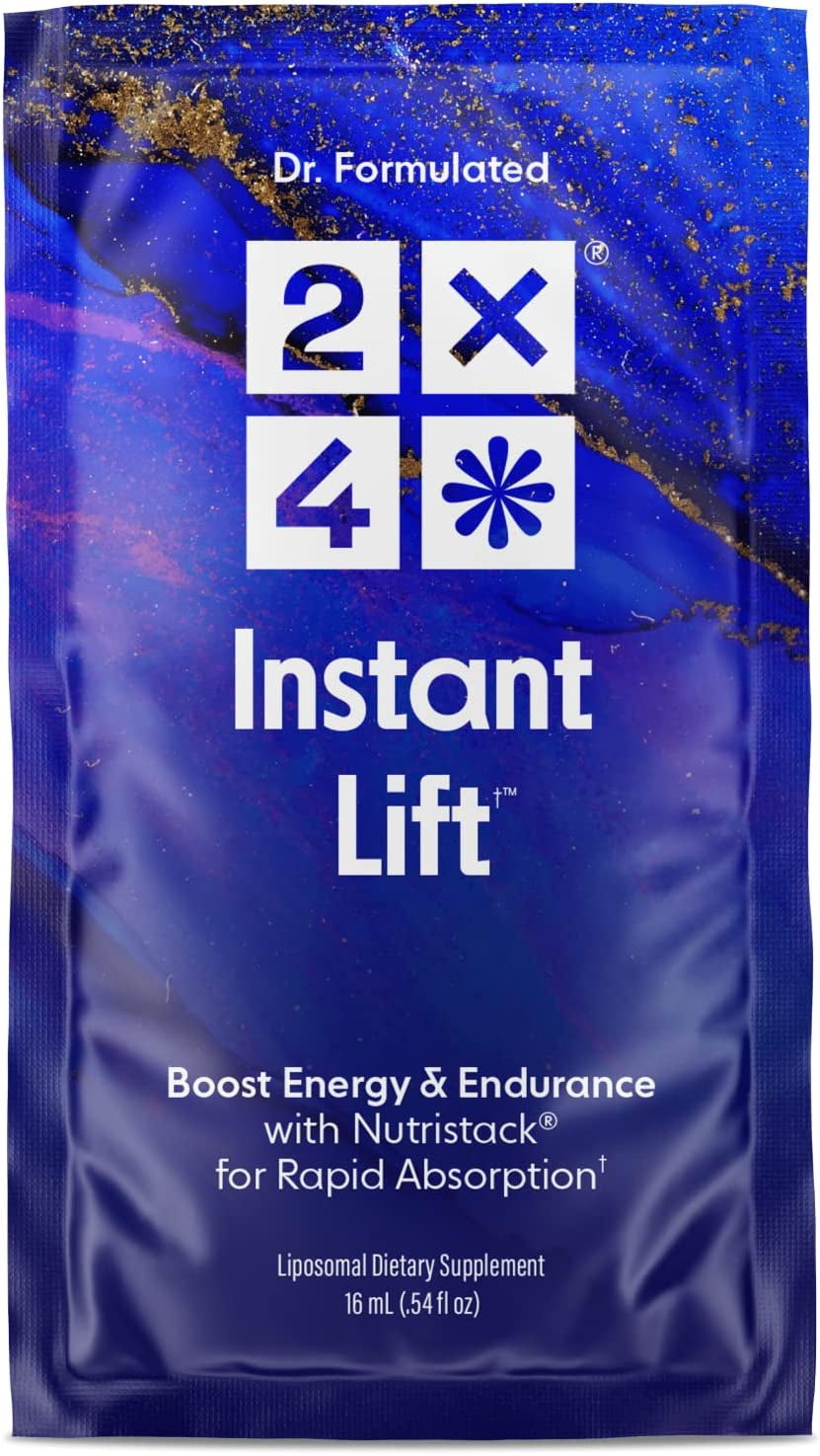 2X4 Instant Lift Pre-Workout, Non-Gmo, Sugar Free, Dairy Free, Orange Burst, 16 Single Serve Packets, 0.5 Fl Oz Each