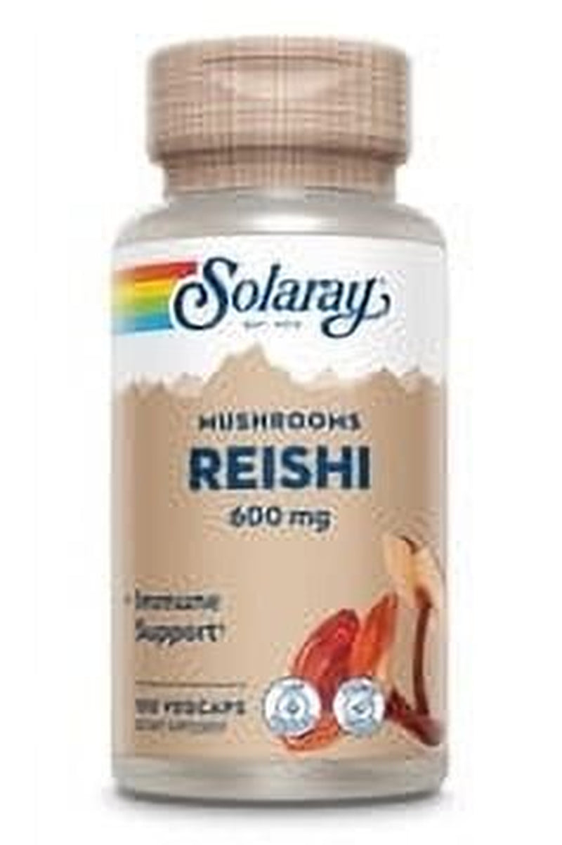 Solaray Reishi Mushroom -- 100 Capsules