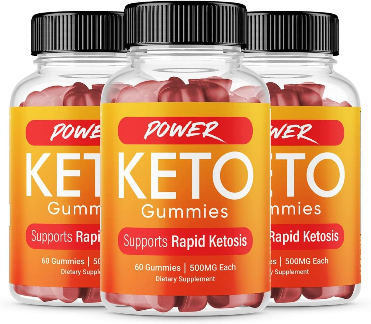 (3 Pack) Power Keto Gummies, 180 Count