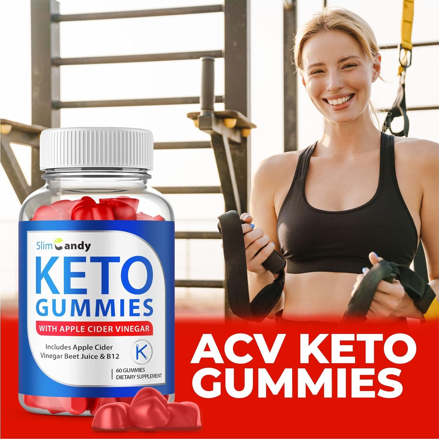 (5 Pack) Slim Candy Keto ACV Gummies, Slim Candy Keto Gummies Slim Candy ACV Gummies with Apple Cider Vinegar, Slimcandy Advanced Gummy (300 Gummies)