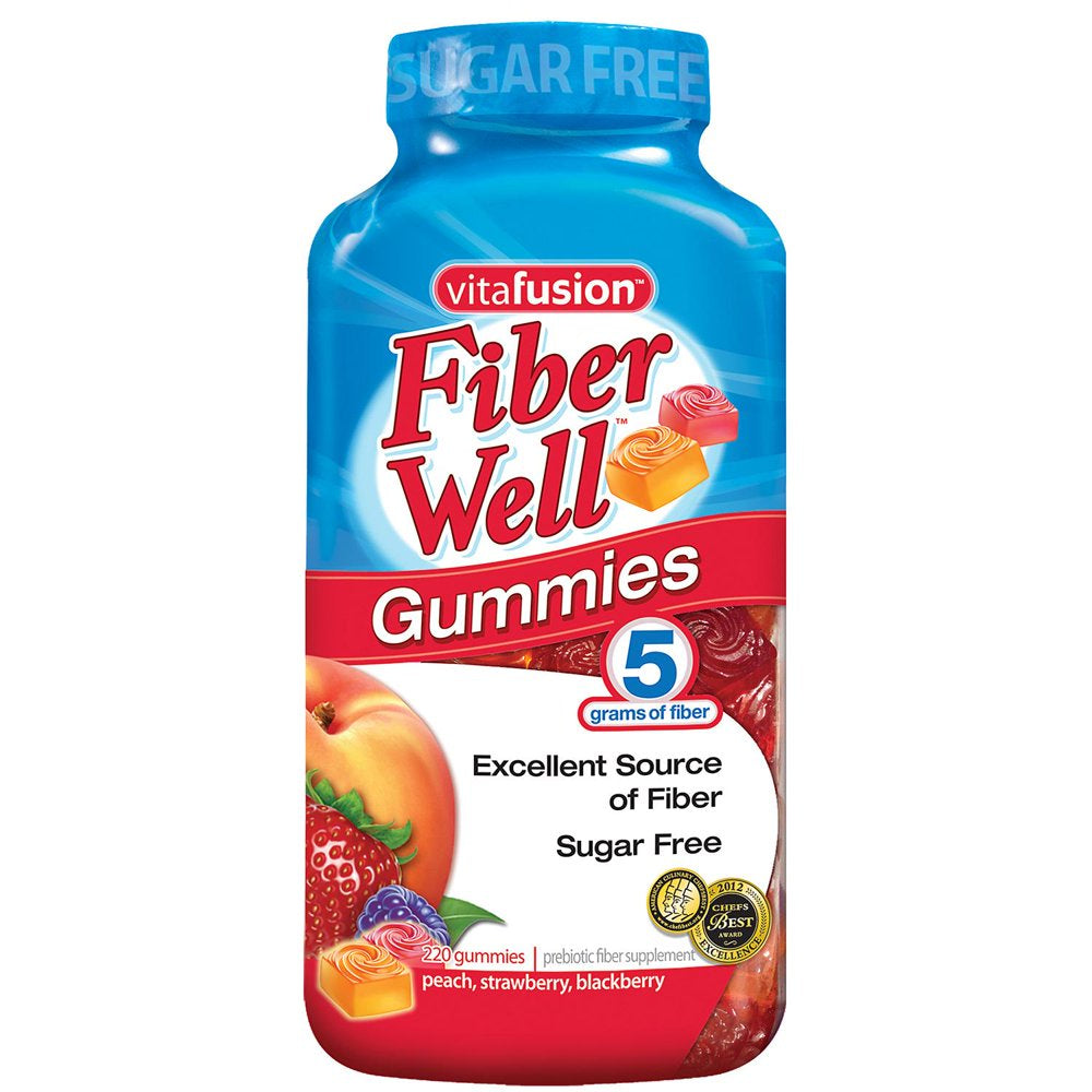 2 PACK | Vitafusion Fiber Well Sugar Free Gummies (220 Ct.)