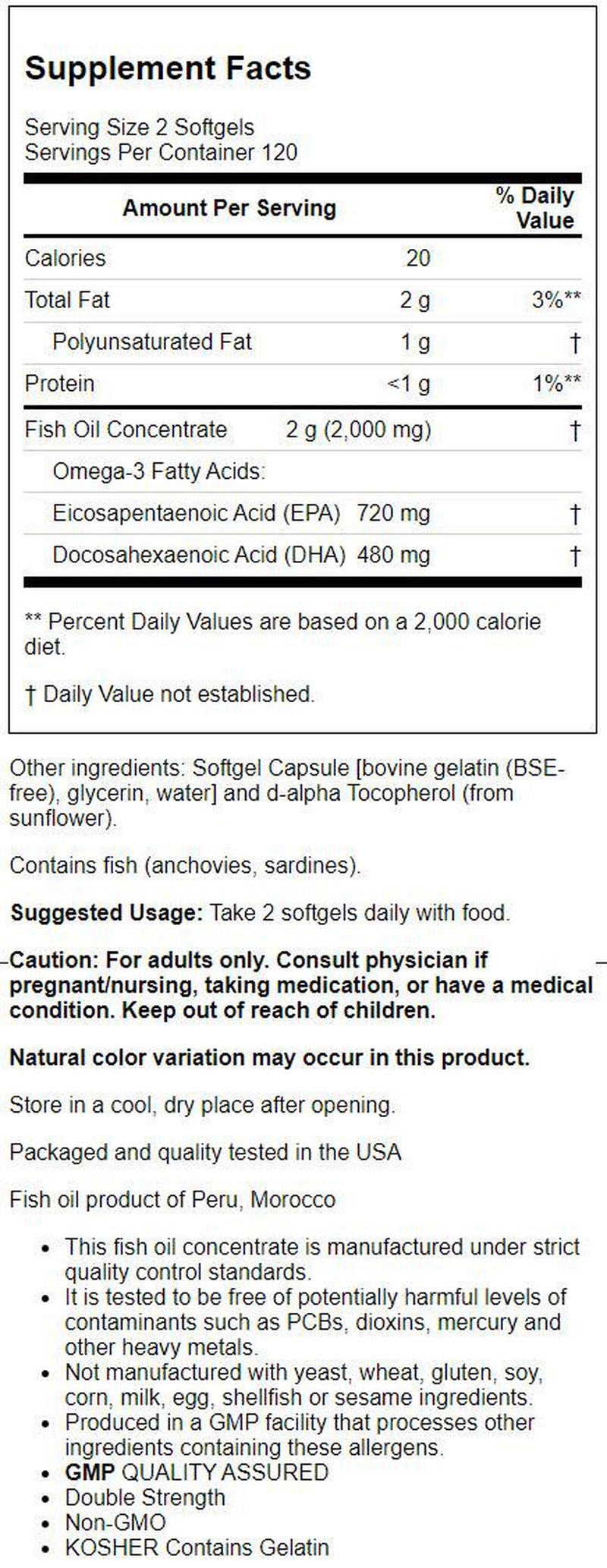 NOW Supplements, Super Omega EPA, 360 EPA / 240 DHA, Molecularly Distilled, Cardiovascular Support*, 240 Softgels