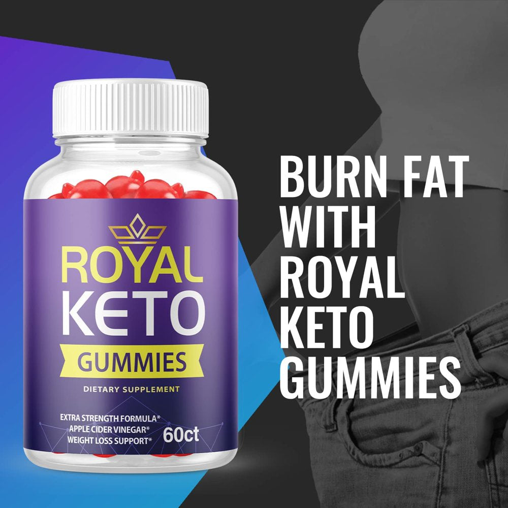 (5 Pack) Royal Keto ACV Gummies - Supplement for Weight Loss - Energy & Focus Boosting Dietary Supplements for Weight Management & Metabolism - Fat Burn - 300 Gummies