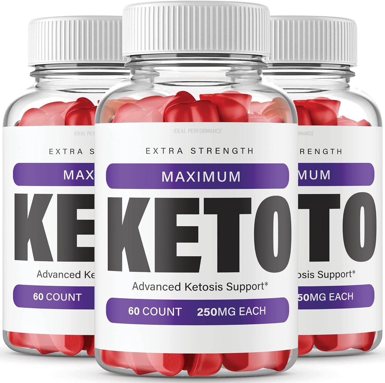 (3 Pack) Maximum Keto Gummies Max Strength Formula (120 Gummies)