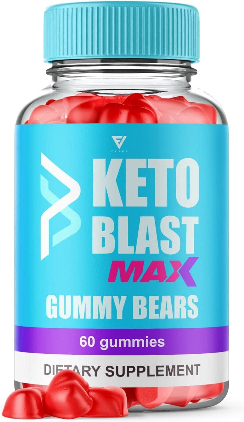 Keto Blast Gummies Weight Loss Advanced Ketoblast AVC Gummy Bears, Keto Blast ACV Apple Cider Vinegar Gummies Belly Fat Burners Women Supplements Diet (60 Gummies)