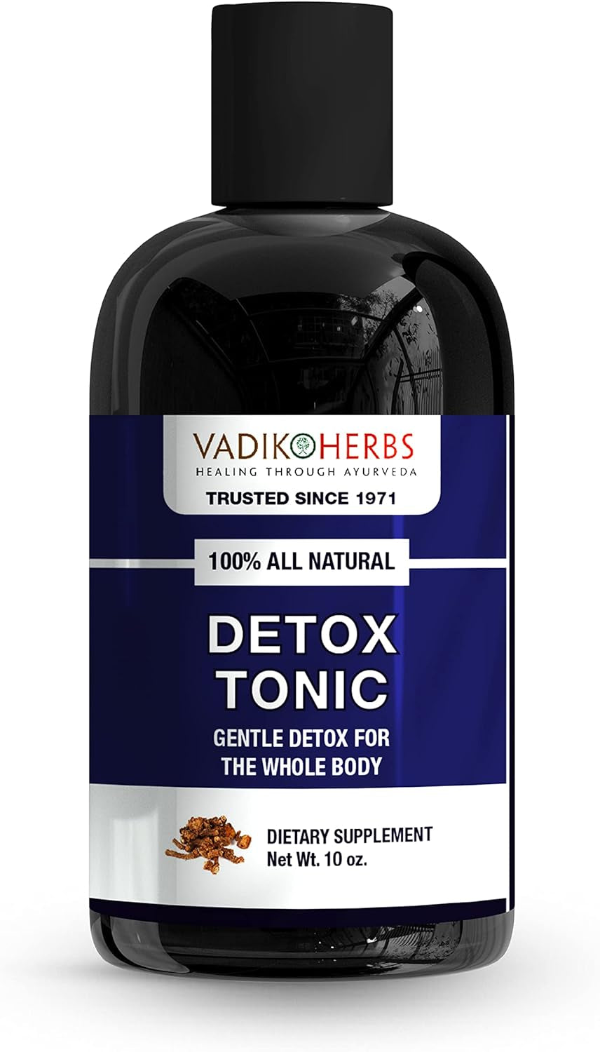 Vadik Herbs Detox Tonic-Cleanse Detox Drink, Ultimate Body Detox for Men and Women 10 Oz, Liver Cleanse, Extra Strength Detoxification