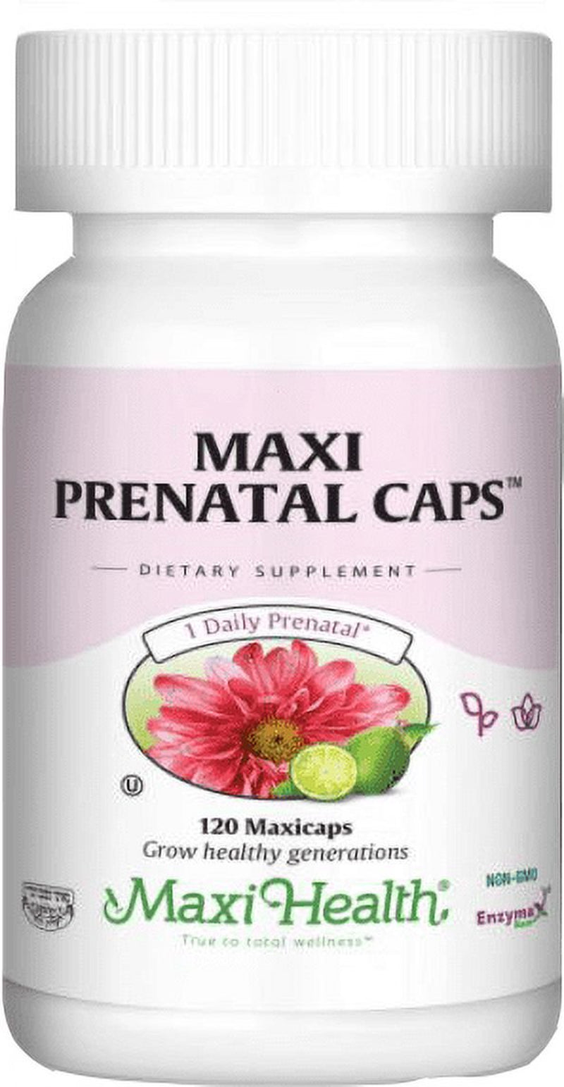 Maxi Health Kosher Maxi Prenatal Caps One Daily - 120 Maxicaps