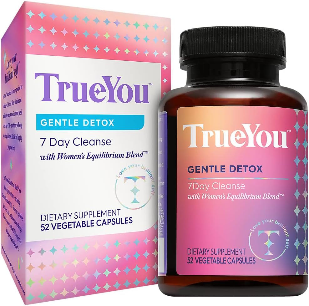 Trueyou Gentle Detox - Herbal Formula - 7 Day Cleanse (52 Vegetable Capsules) by the Vitamin Shoppe