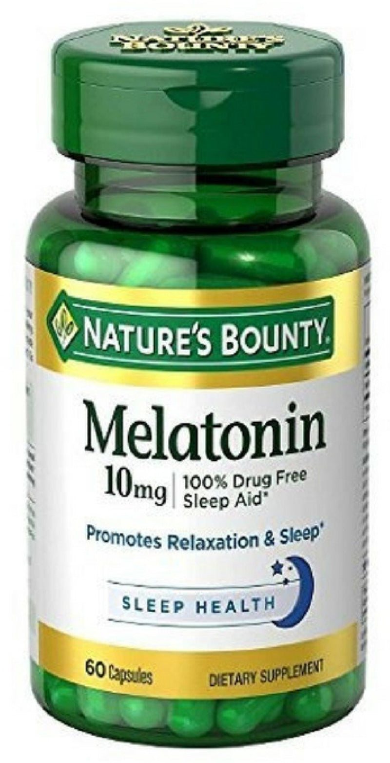 Nature'S Bounty Melatonin 10Mg Capsules 60 Ea