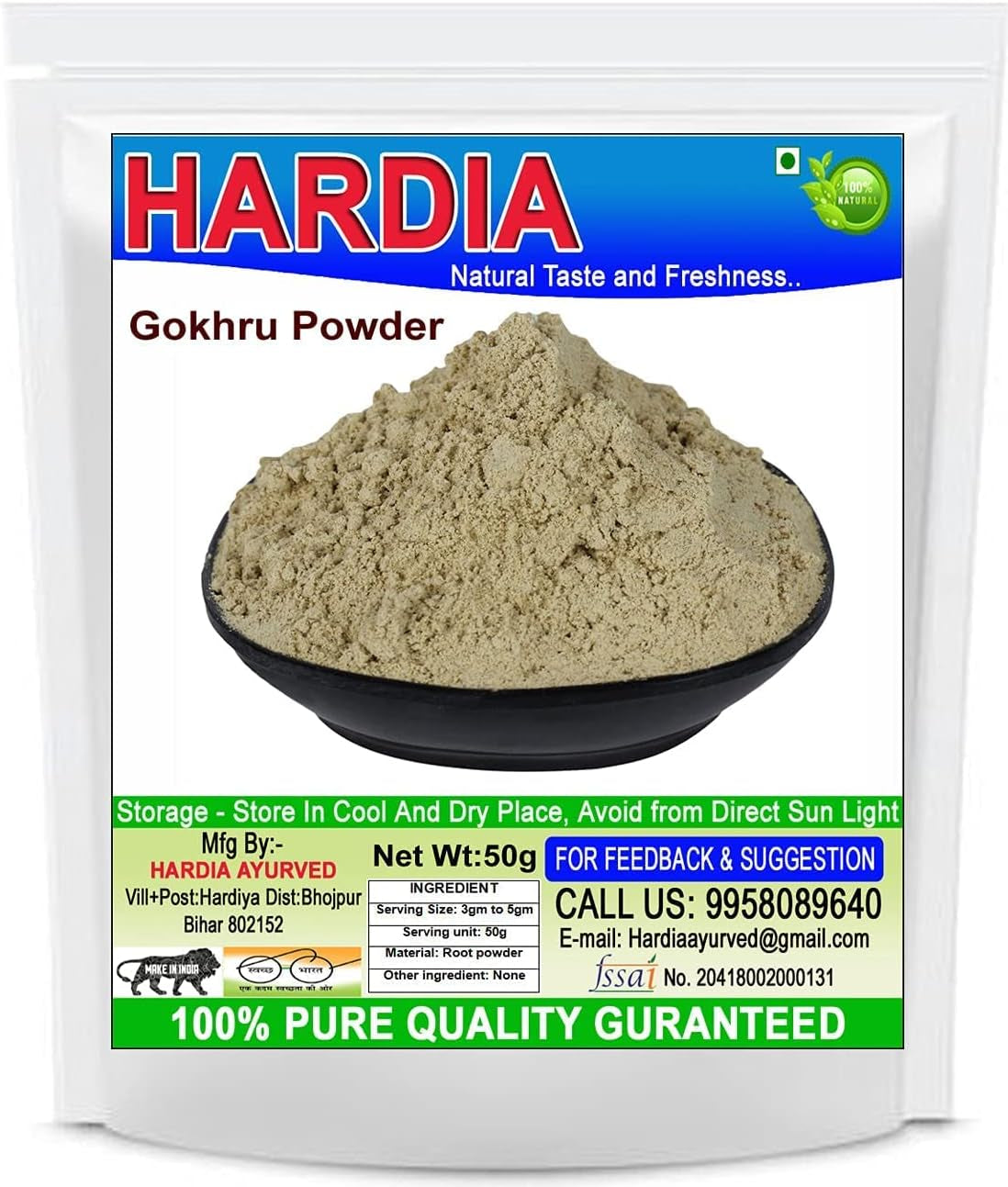 SPEC Hardia Gokhru Powder 50Gm