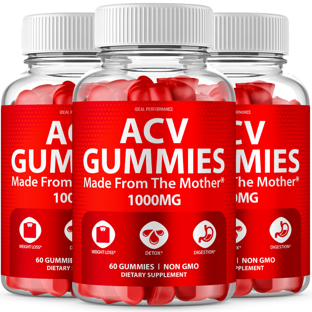 Vegan ACV Gummies with Mother 1000Mg Weight Loss Supplement (180 Gummies)