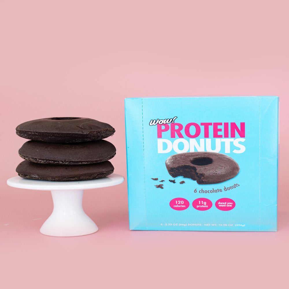 Wow Protein Donuts, 11 Grams of Protein, Chocolate, 4 Pk