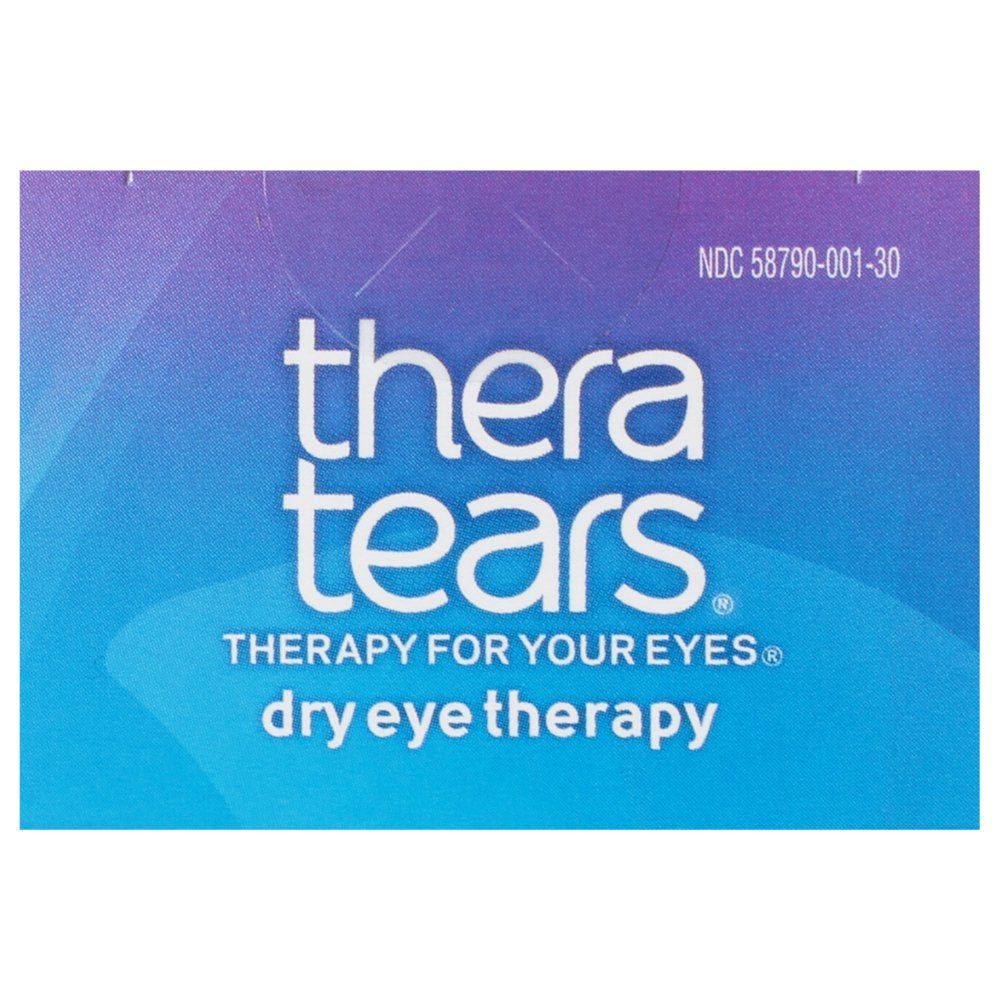 Theratears Dry Eye Therapy Lubricating Eye Drops for Dry Eyes, 1 Fl Oz Bottle