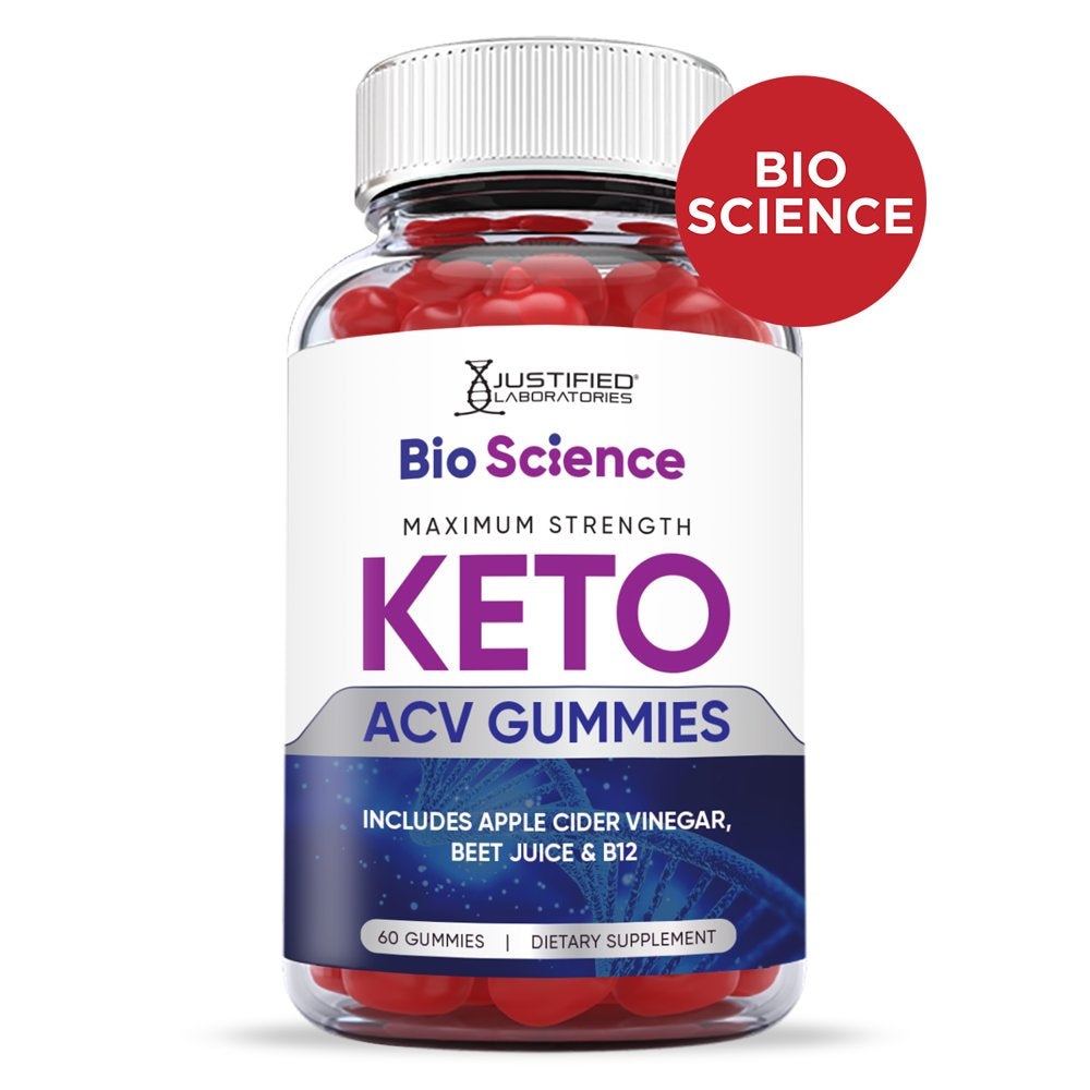 (3 Pack) Bio Science Keto ACV Gummies 1000MG Dietary Supplement 180 Gummys