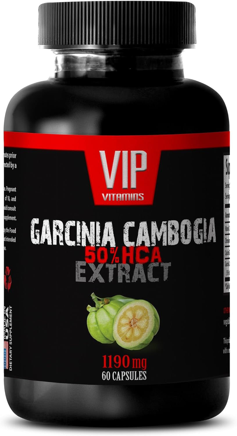 Vitamin to Reduce Inflammation - Garcinia CAMBOGIA Extract 1190 MG, with Calcium, Chromium, Vitamin C - Garcinia Cambogia Bulk Supplements, 1 Bottle (60 Capsules)