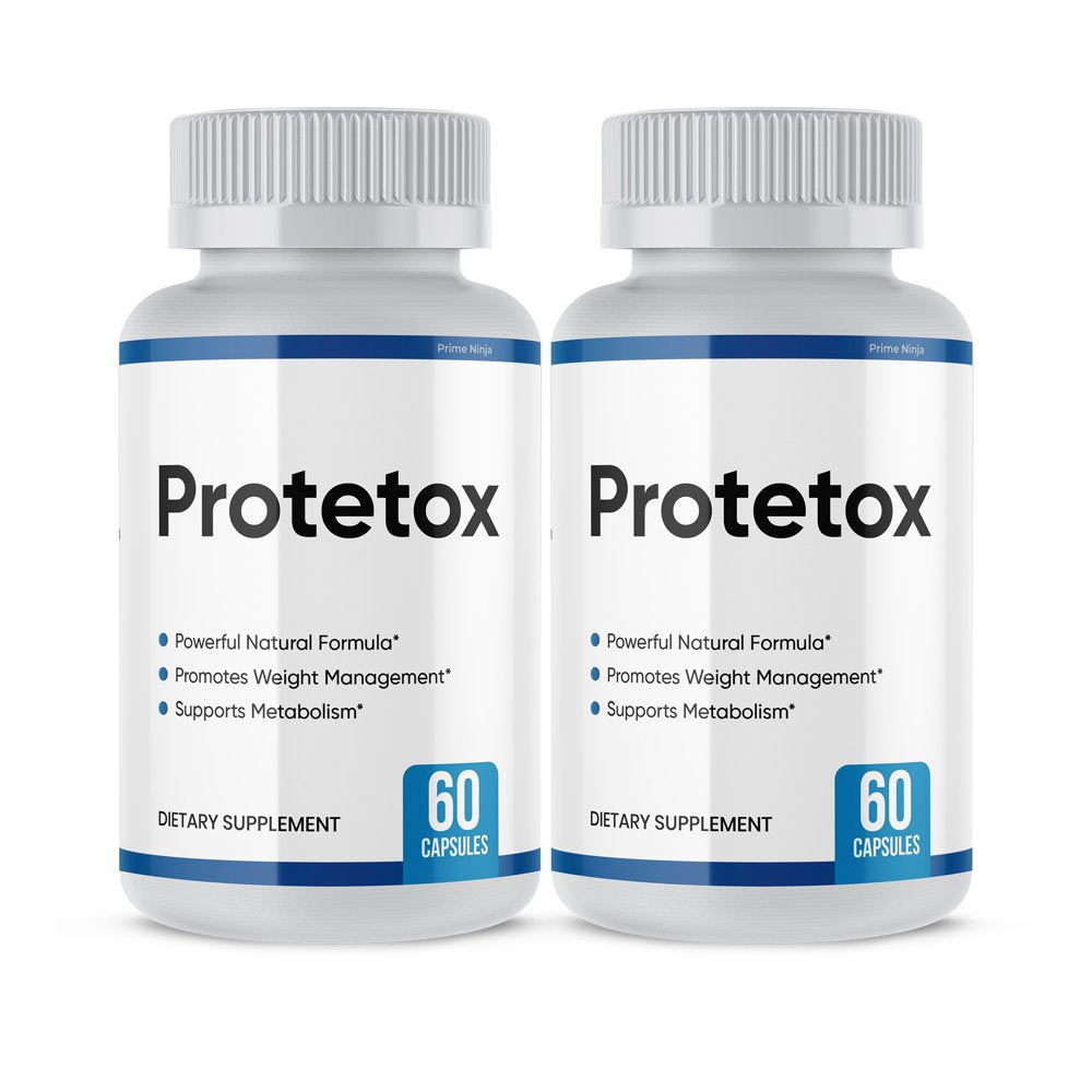 Protetox Pills Max, (2 Pack) Official Advanced Formula, Dietary Supplement 120 Count