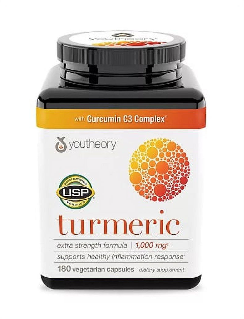 Youtheory Turmeric Extra Strength 1000Mg (180 Ct.)