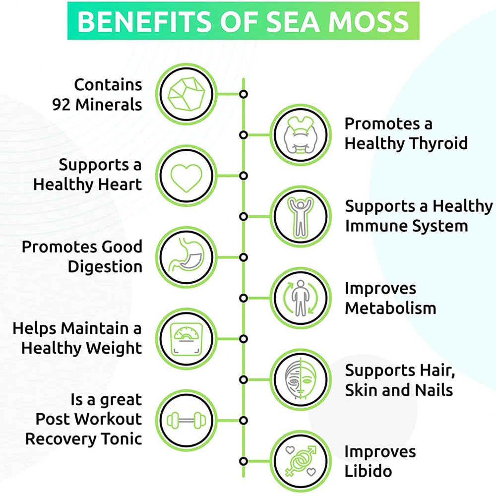 Trueseamoss Wildcrafted Irish Sea Moss Gel – Nutritious Raw Seamoss Rich in Minerals, Proteins & Vitamins – Antioxidant Health Supplement, Vegan-Friendly Made in USA (Strawberry, 2)