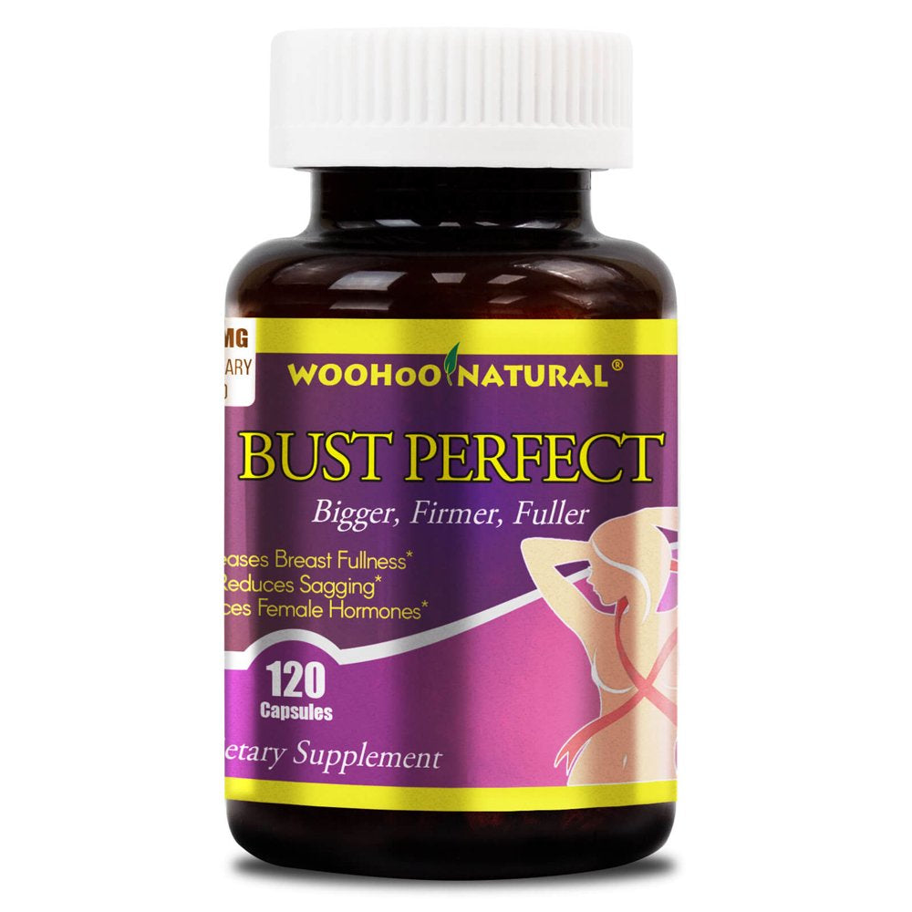 Woohoo Natural - Bust Perfect - Dietary Supplement - 120 Capsules