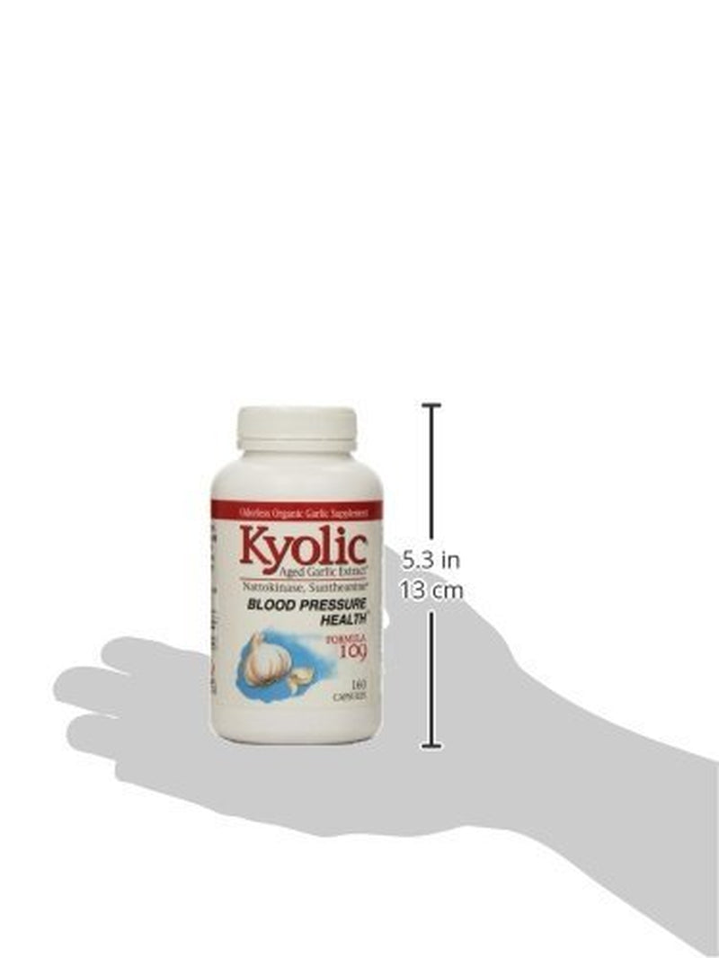 Kyolic Aged Garlic Extract Formula 109, Blood Pressure Health, 160 Capsules