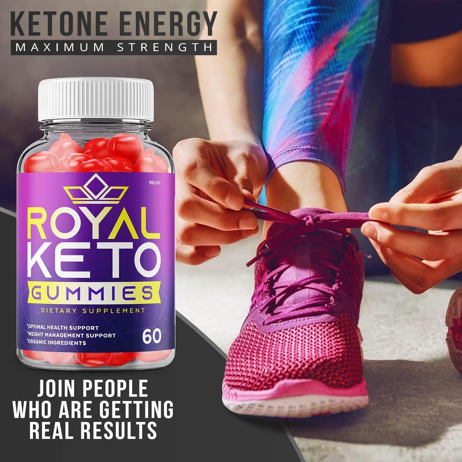 Royal Keto Gummies Advanced Formula Royal Keto ACV Gummies Apple Cider Vinegar (60 Gummies)