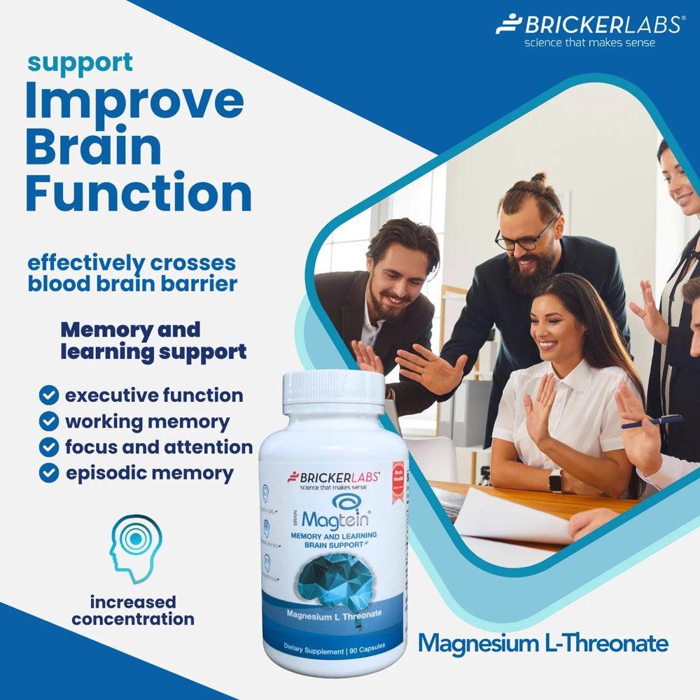 MAGTEIN� ?Magnesium L Threonate - Memory and Learning Brain Health Supplement