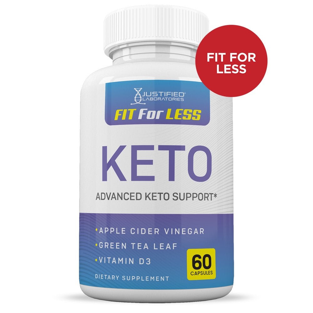 (3 Pack) Fit for Less Keto ACV Pills 1275Mg Alternative to Gummies Dietary Supplement 180 Capsules