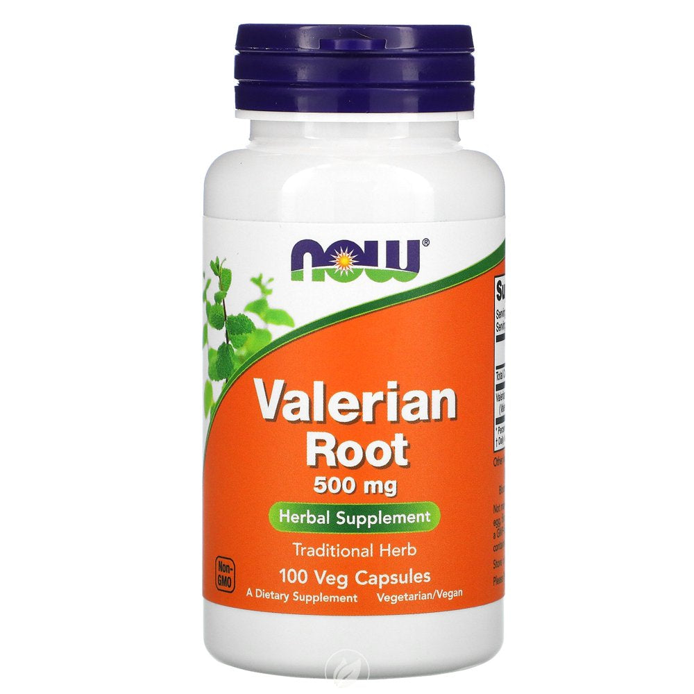 NOW Supplements Valerian Root 500Mg 100 Vcaps