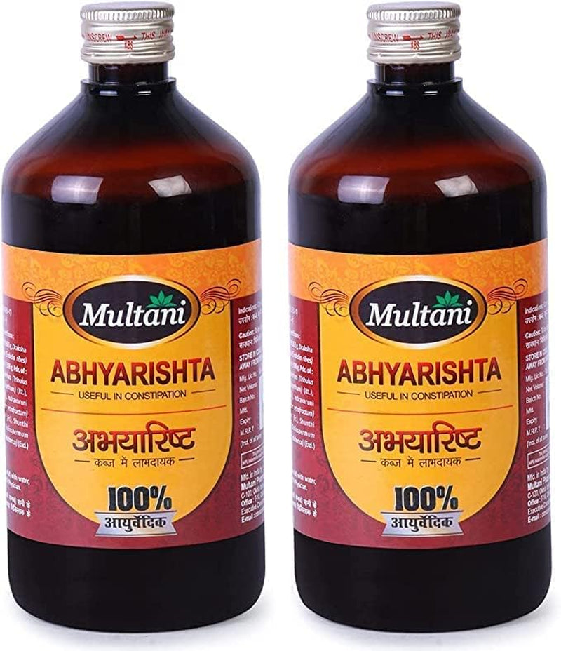 SJH Multani Abhyarishta 450Ml Each | 2 Pack