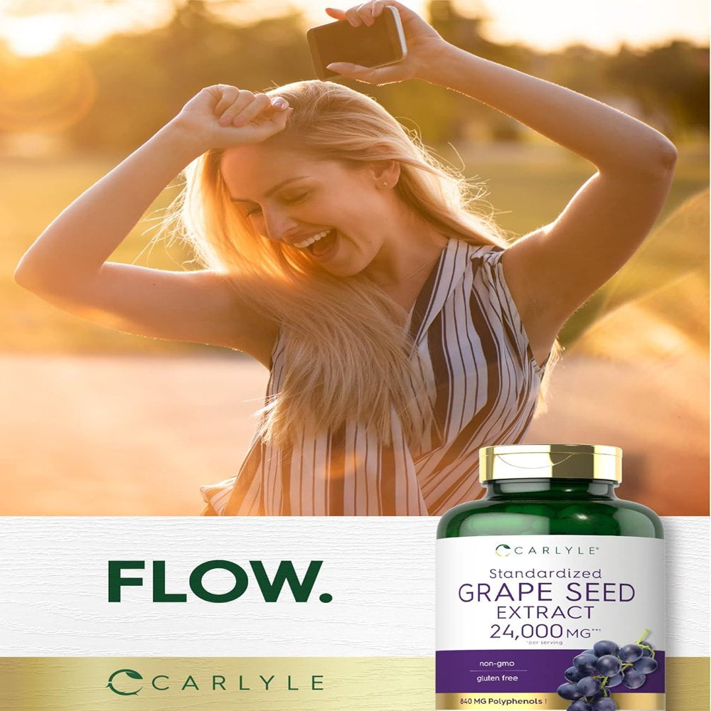 Grape Seed Extract | 24000 Mg | 240 Capsules | by Carlyle