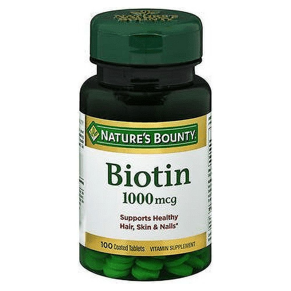 Nature'S Bounty High-Potency Biotin Water-Based Vitamin, 100Ct, 4-Pack