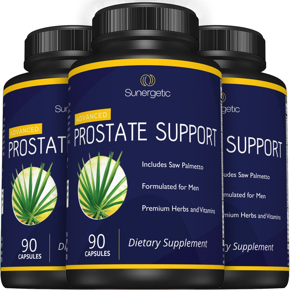 Premium Prostate Support Supplement - Helps Support Prostate Health - Prostate Support Capsules Include Saw Palmetto Extract, Herbs & Vitamins - 90 Capsules