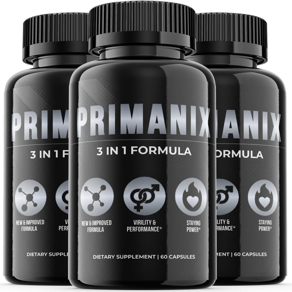 (3 Pack) Primanix - Dietary Supplement - 180 Capsules