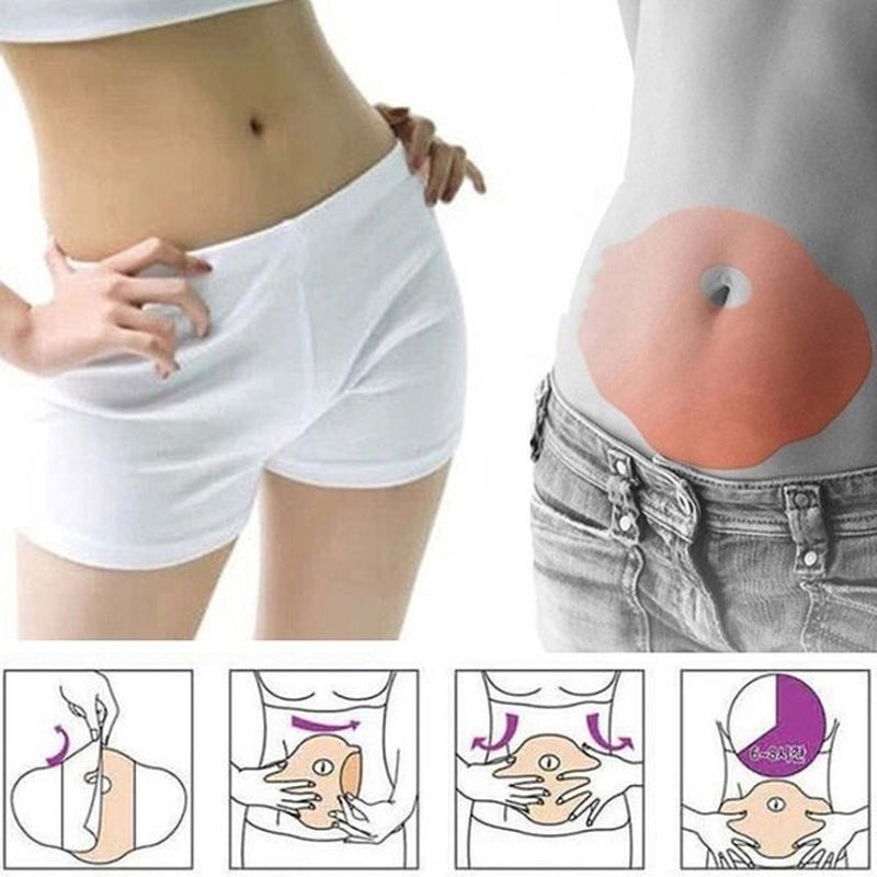 5/10/20/30/40/50 Fat Burning Patch, Slimming Stick, 10Pcs/Box Slimming Patches Navel Stick Weight Losing Fat Burning Patch Pad Adhesive Sheet