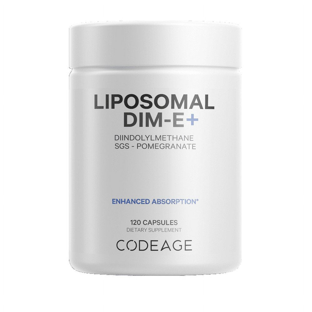 Codeage Liposomal DIM-E, Diindolylmethane, Antioxidant SGS Vitamin E Tocopherols & Isomers, 120 Ct
