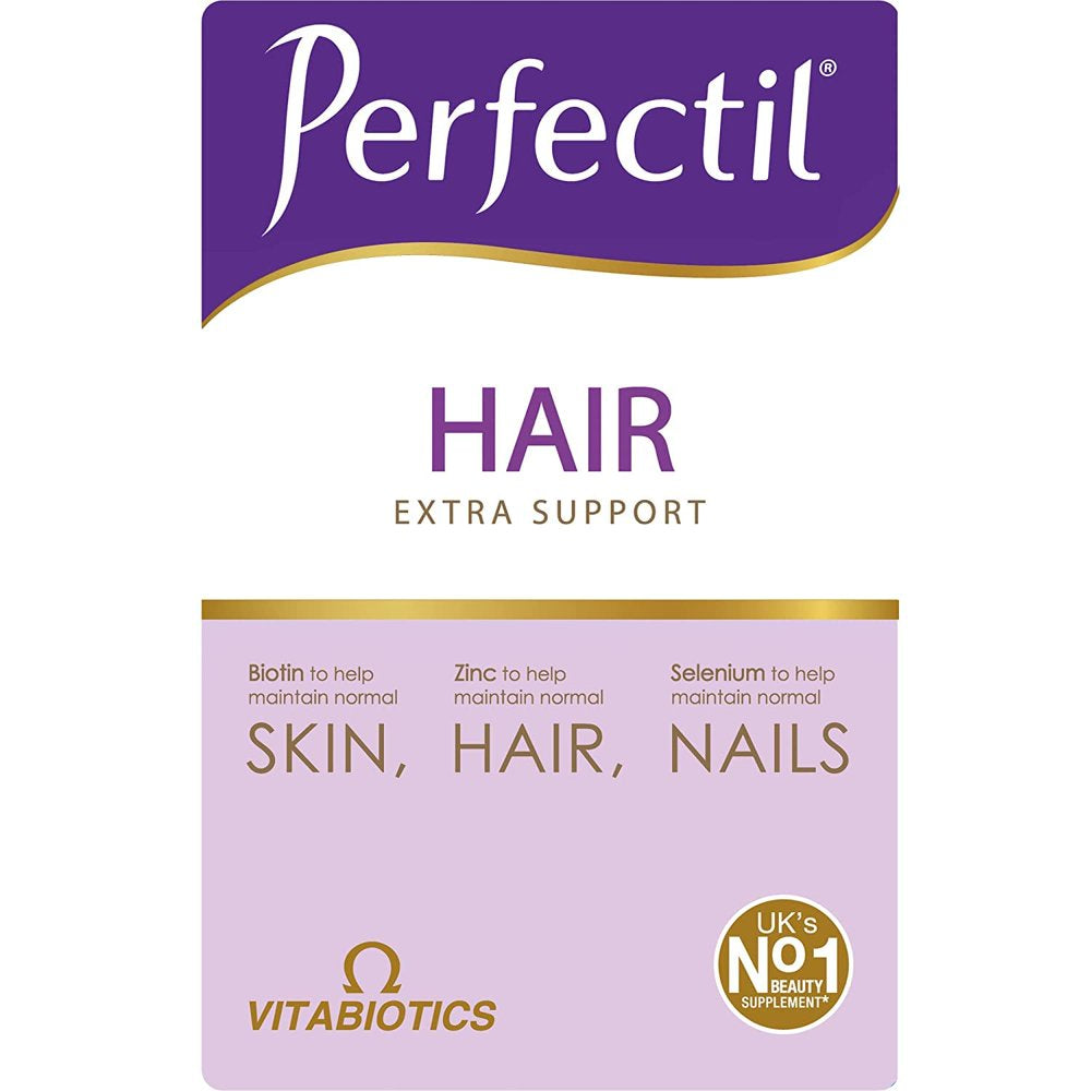 Perfectil Vitabiotics Hair Multivitamin | Hair Growth and Thickening Formula | Supports Thicker, Healthy Hair | Vitamin D, Vitamin E, Collagen, Biotin, and More