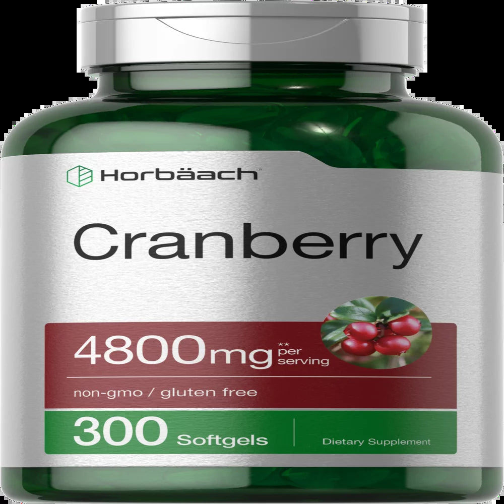 Cranberry Supplement | 4800Mg | 300 Softgels | by Horbaach