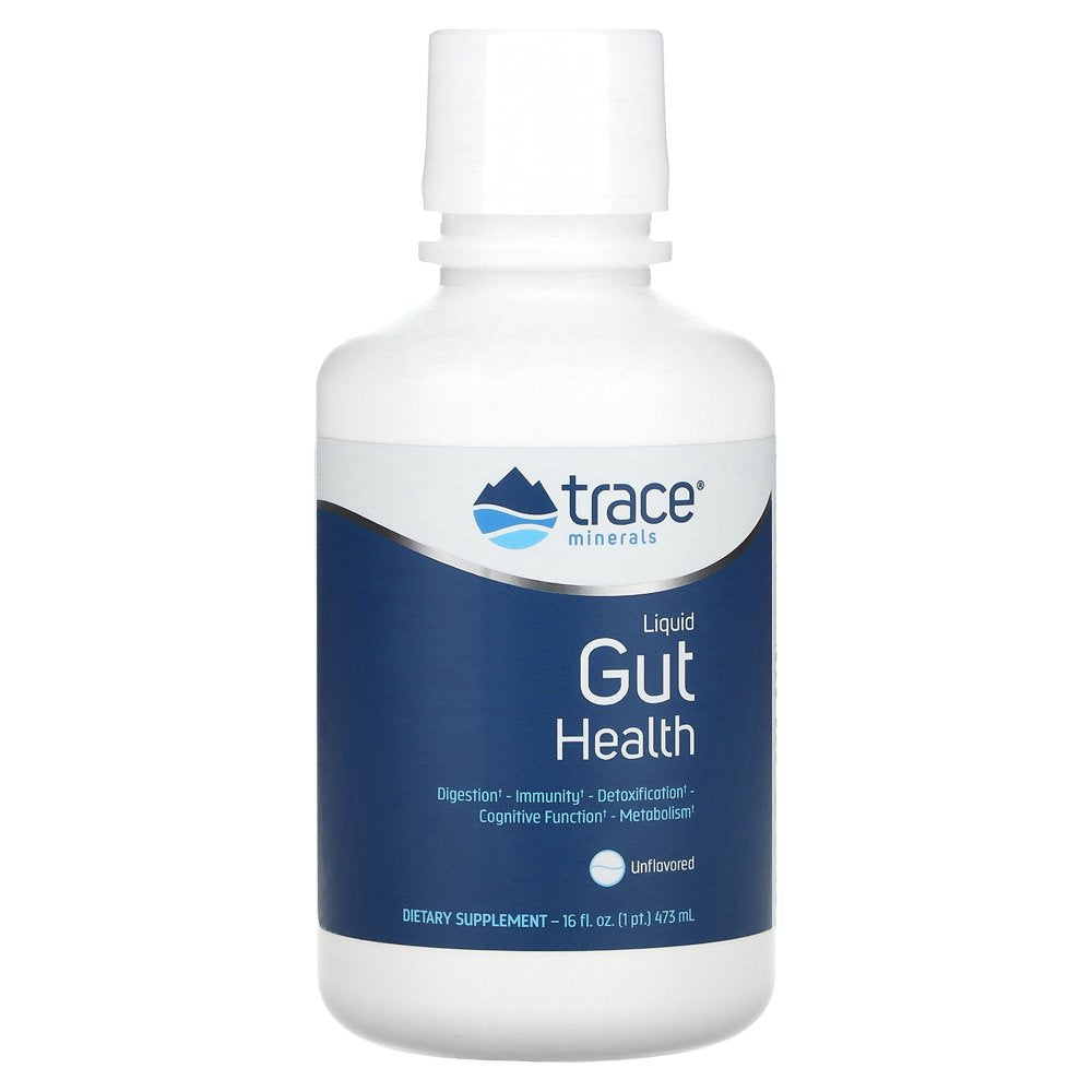 Trace Minerals ® Liquid Gut Health, Unflavored, 16 Fl Oz (473 Ml)