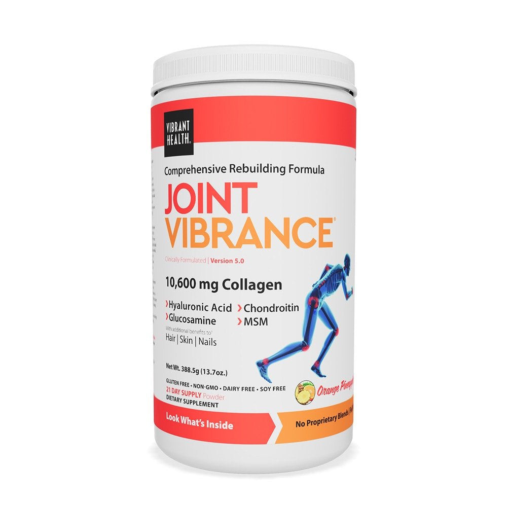 Vibrant Health Joint Vibrance Powder Orange Pineapple -- 13.7 Oz