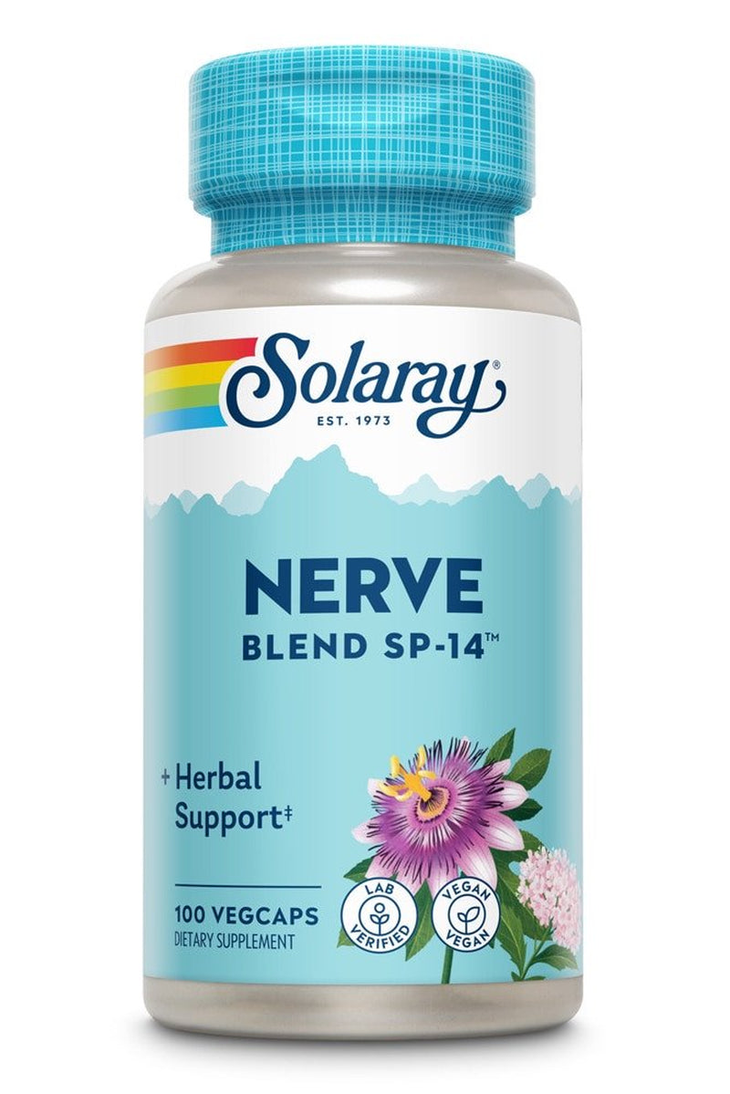 Solaray Nerve Blend SP-14 -- 100 Capsules