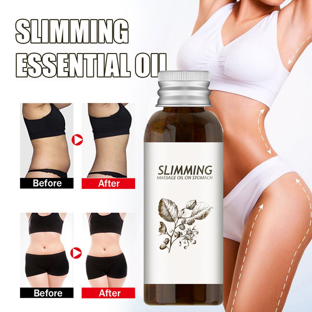 2 Pack Belly Slimming Massage Oil, Curvy Beauty Belly Shaping Oil, Fat Burning Massage Oil for Thighs and Butt Firming